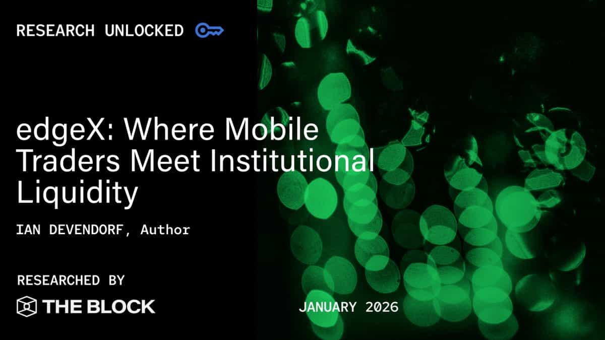 edgeX: Where Mobile Traders Meet Institutional Liquidity