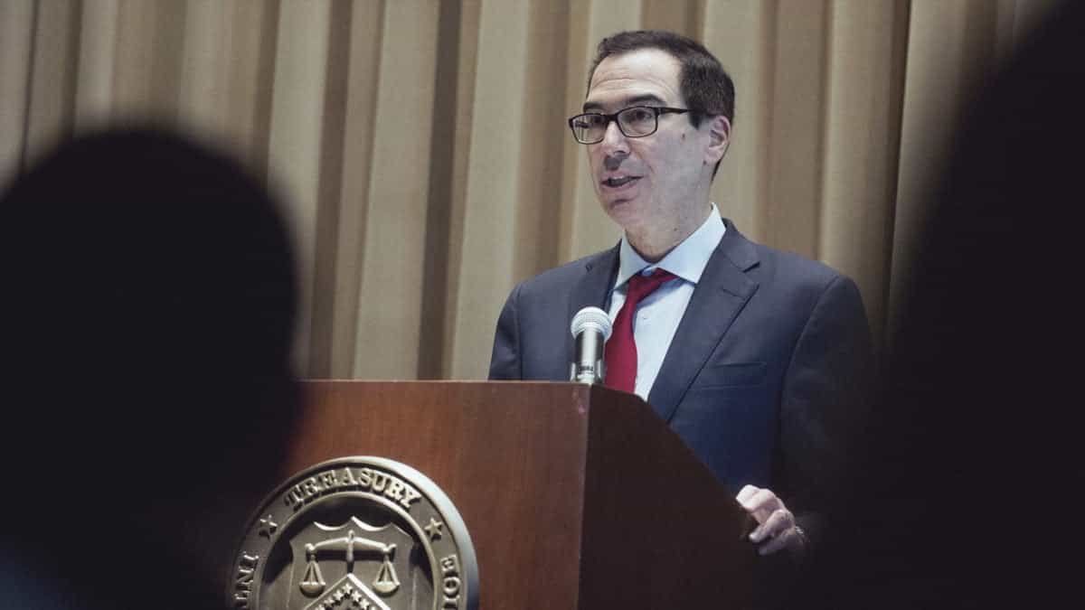 Video and Transcript of U.S. Treasury Secretary's Press Briefing on Cryptocurrencies