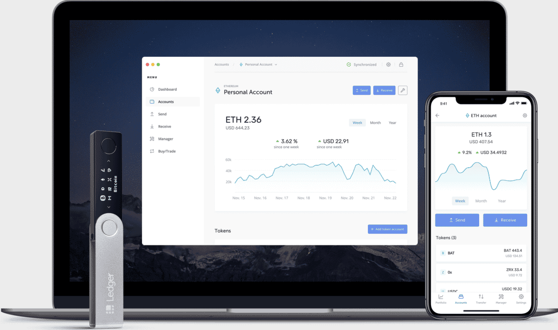 Ledger adds ERC-20 support to Ledger Live; explores offering DeFi services