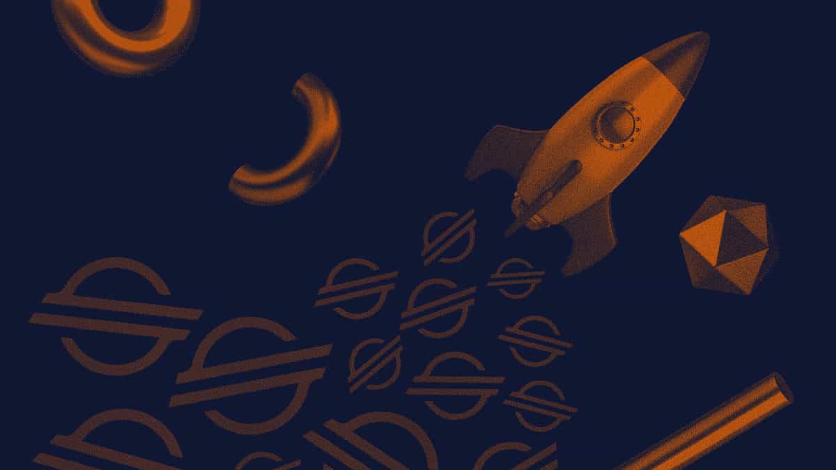 Stellar lumens token burn displaying market price inefficiencies