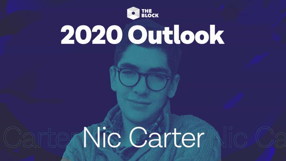 Nic Carter on what 2019 meant for crypto and what 2020 might bring