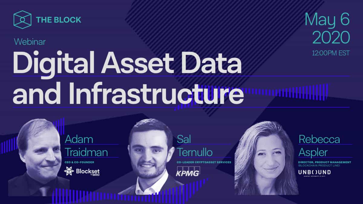 The Block Presents: Digital Asset Data and Infrastructure