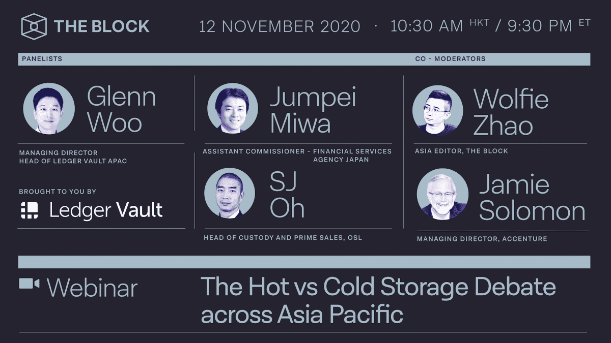 The Block Presents: The Hot vs. Cold Storage Debate Across Asia Pacific — Brought to you by Ledger Vault