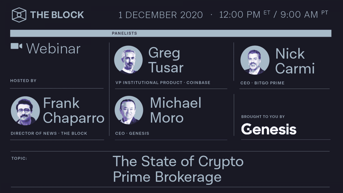 The Block Presents: The State of Prime Brokerage — Brought to you by Genesis