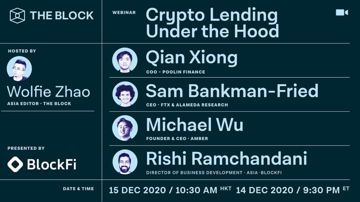 The Block Presents: Crypto Lending Under the Hood — Brought to you by BlockFi