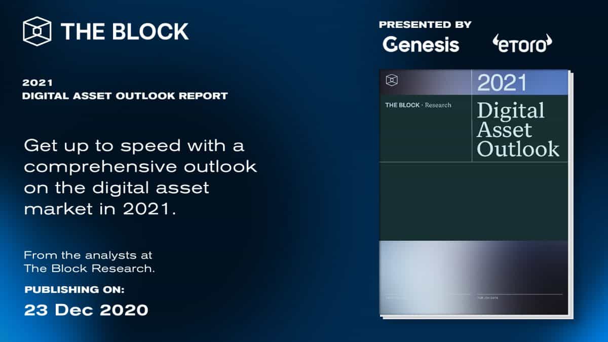 The Block Research - 2021 Digital Asset Outlook | Report available to download December 23rd