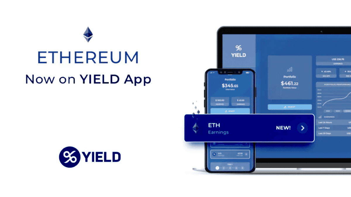 YIELD App launches Ethereum fund, gives users up to 20% APY