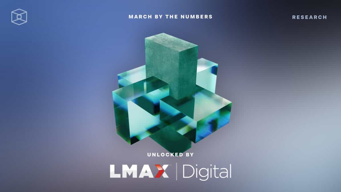 March by the numbers: A look at crypto exchange volumes, open interest, and miner revenue