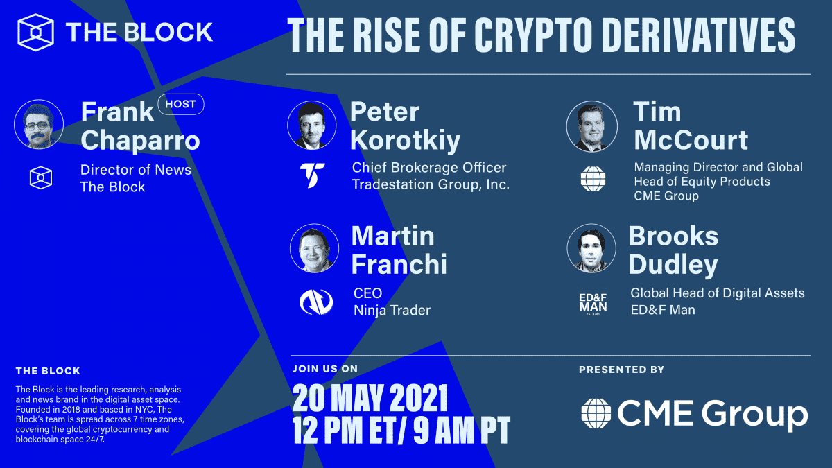The Block Presents: The Rise of Crypto Derivatives - Brought to you by CME Group