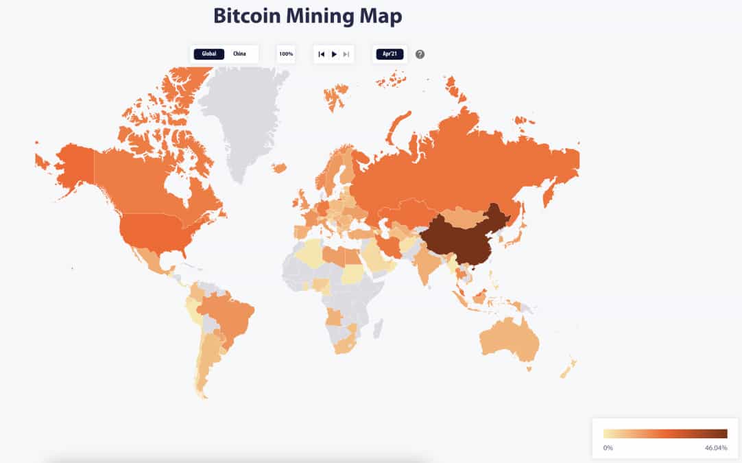 Data supports notion that China's bitcoin mining dominance faded ahead of the crackdown