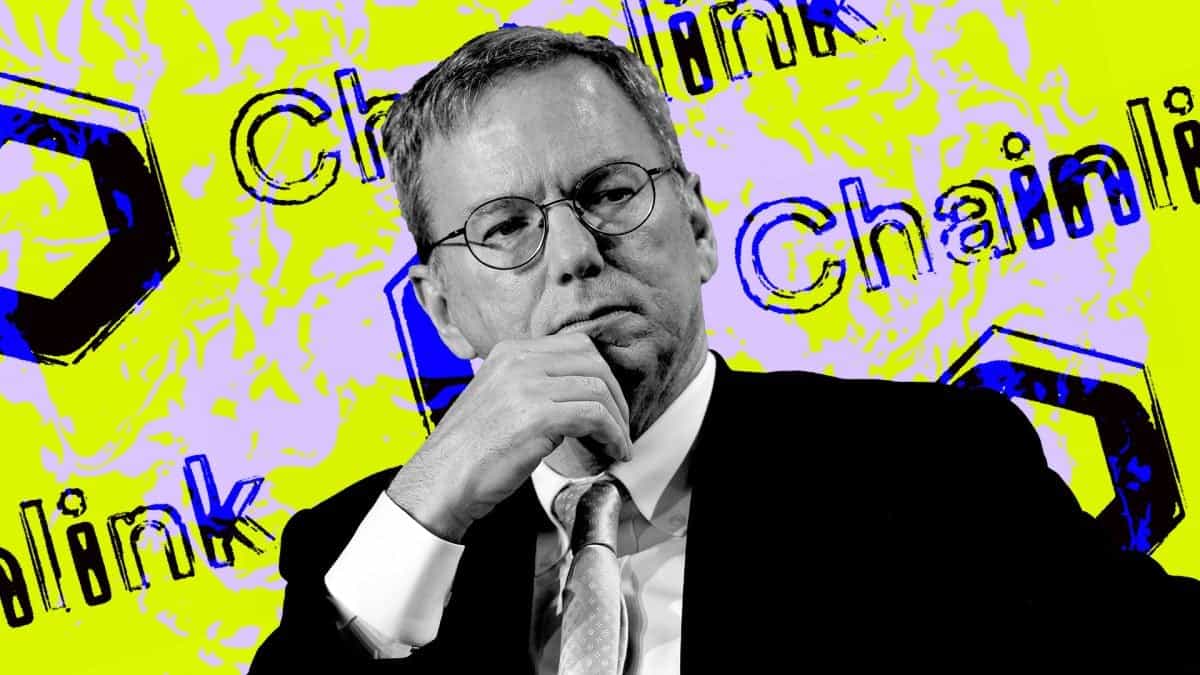 Google’s former CEO joins Chainlink Labs as a strategic advisor