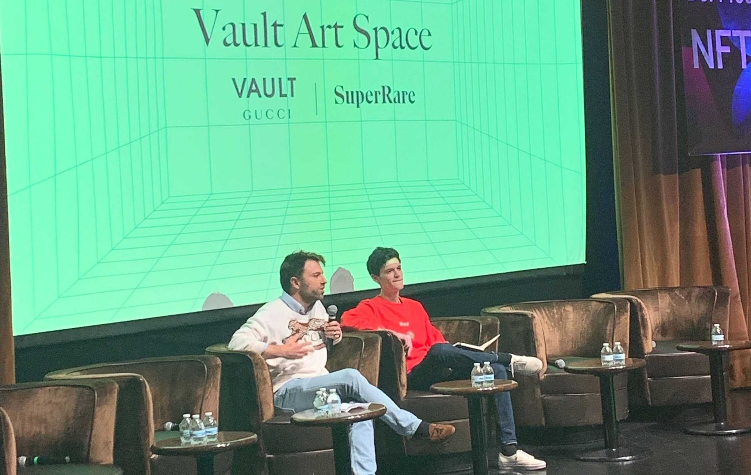 Gucci representatives speak at NFT.NYC