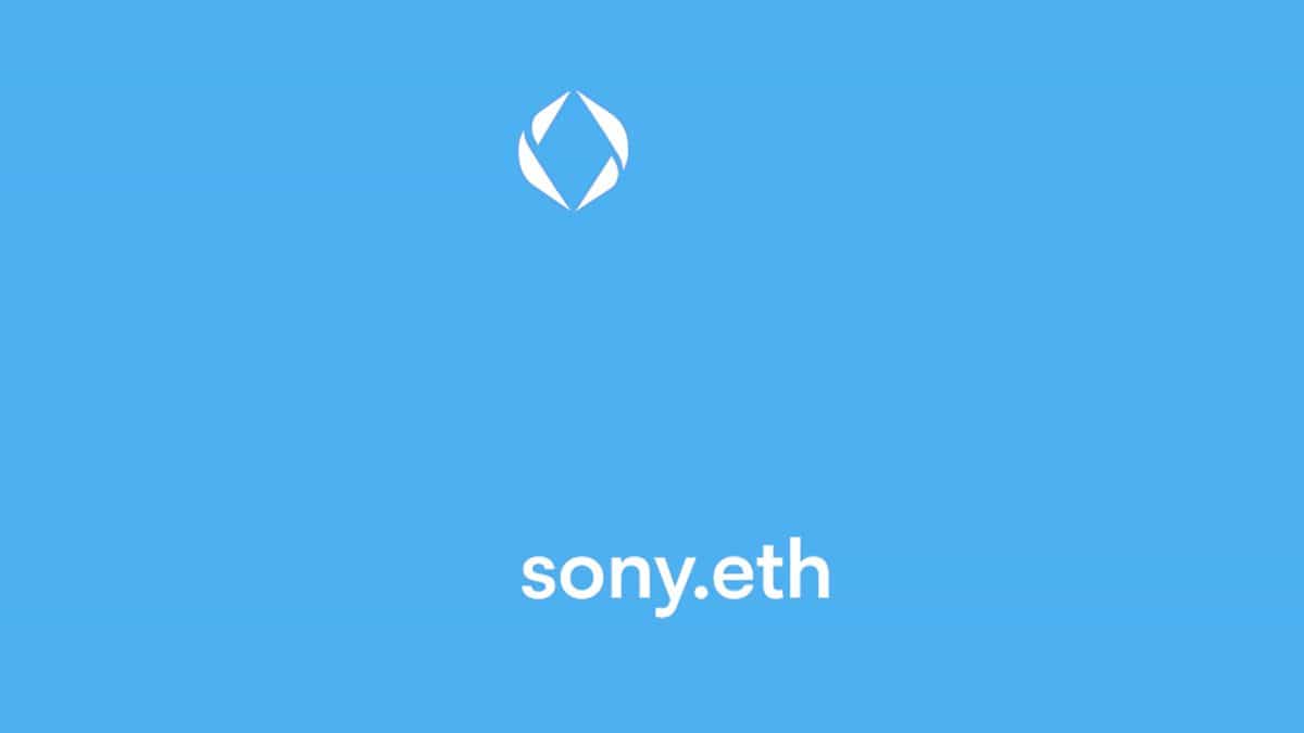 Ethereum Name Service collector buys sony.eth ENS for $72,000