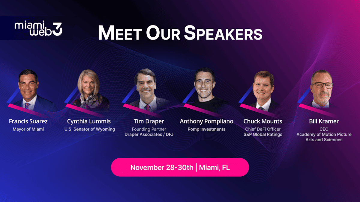 MiamiWeb3 reveals packed agenda going beyond crypto and embracing Web3