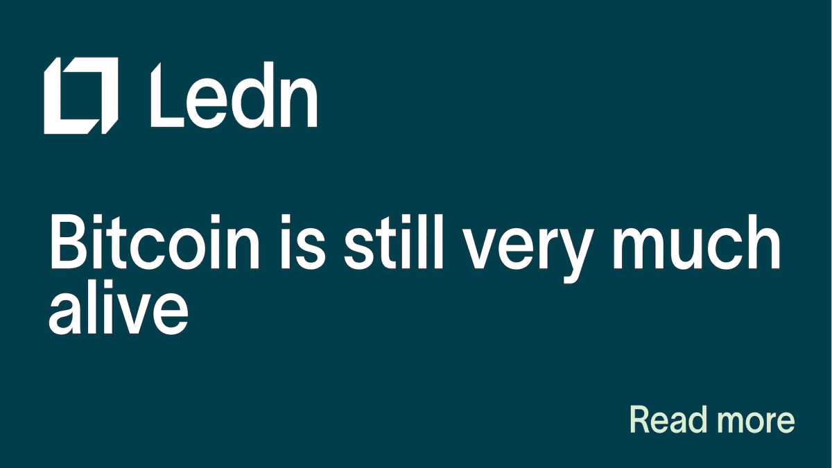 Bitcoin Isn't Dead