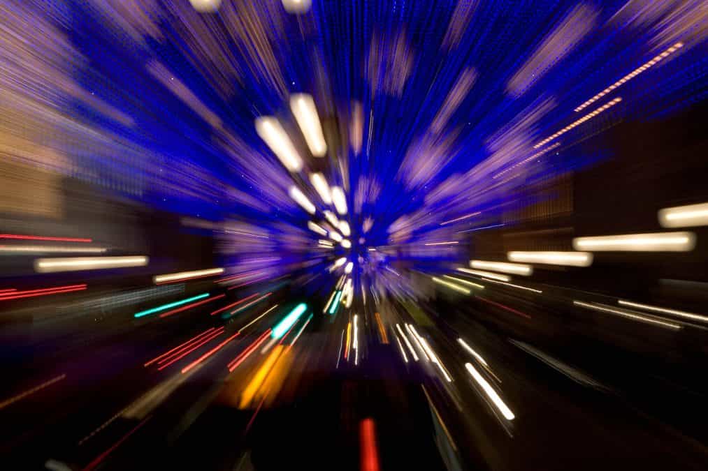 LONDON, UNITED KINGDOM - DECEMBER 05:  Blurred image of Christmas decorations and traffic in Regent Street, London, United Kingdom.  (Photo by Tim Graham/Getty Images)