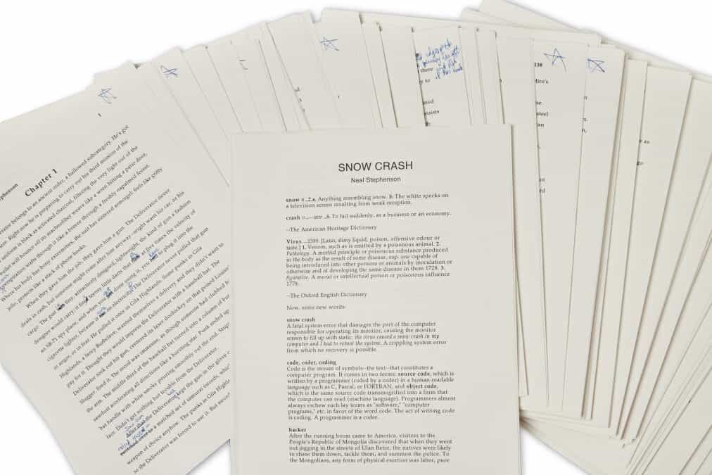 Manuscript of book that coined the term 'metaverse' to be auctioned by Sotheby's