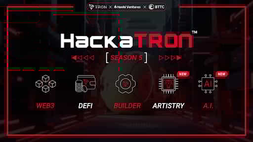 HackaTRON Season 5: Ignite Your Ideas, Join the Blockchain Revolution, and Become Part of the TRON Builder Tour