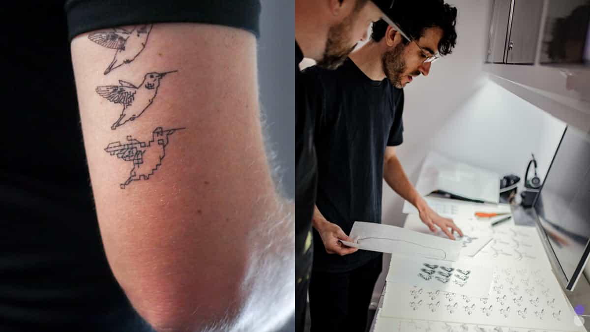New tattoo machine can ink your arm with an NFT, allowing artists to collect royalties
