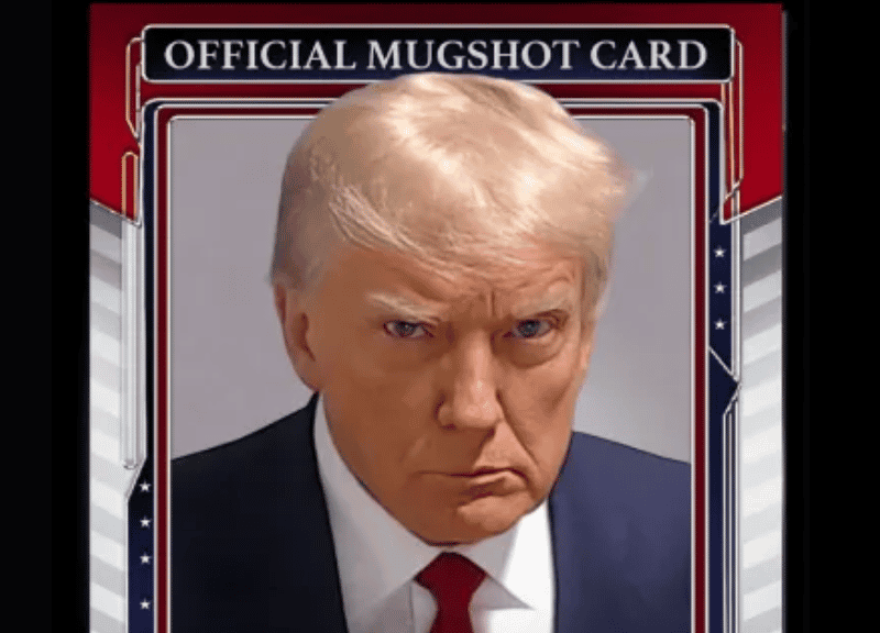 Trump hawks new NFTs for a chance to win a piece of his mugshot suit