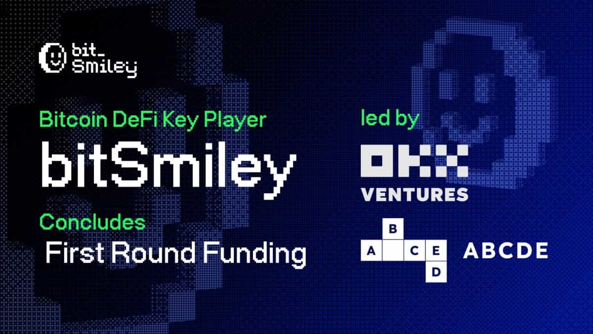 Bitcoin DeFi Key Player bitSmiley Successfully Concludes First Token Round Funding
