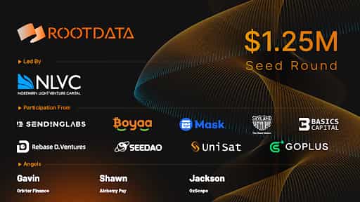 RootData Secured $1.25 Million Seed Funding Round to Build a More Interactive Web3 Asset Data Layer