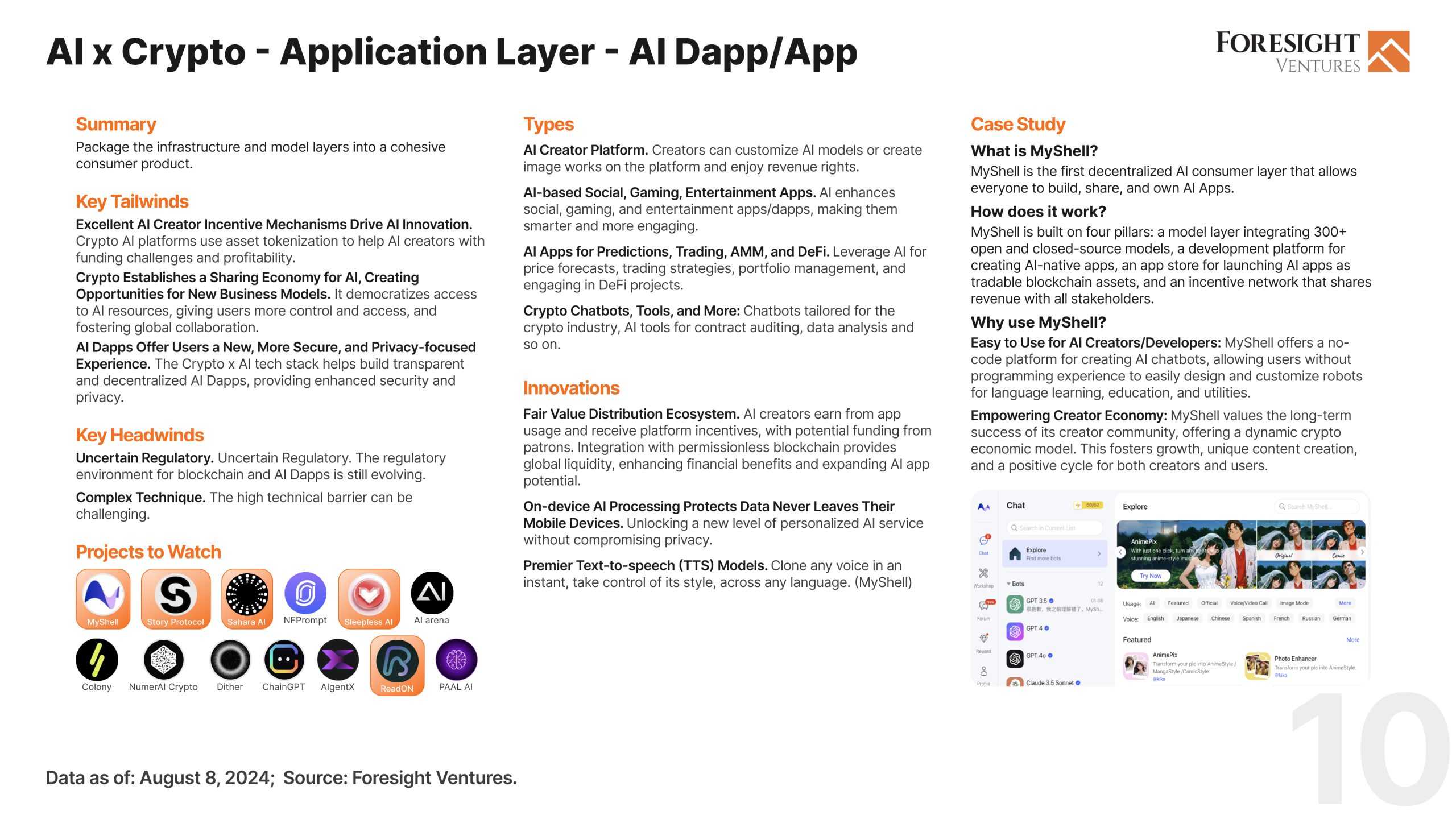 Foresight Ventures: AI x Crypto Report | The Block