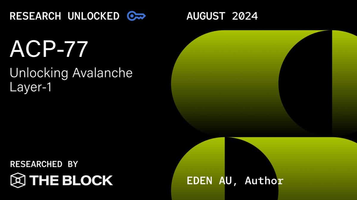 ACP-77: Unlocking Avalanche Layer 1s