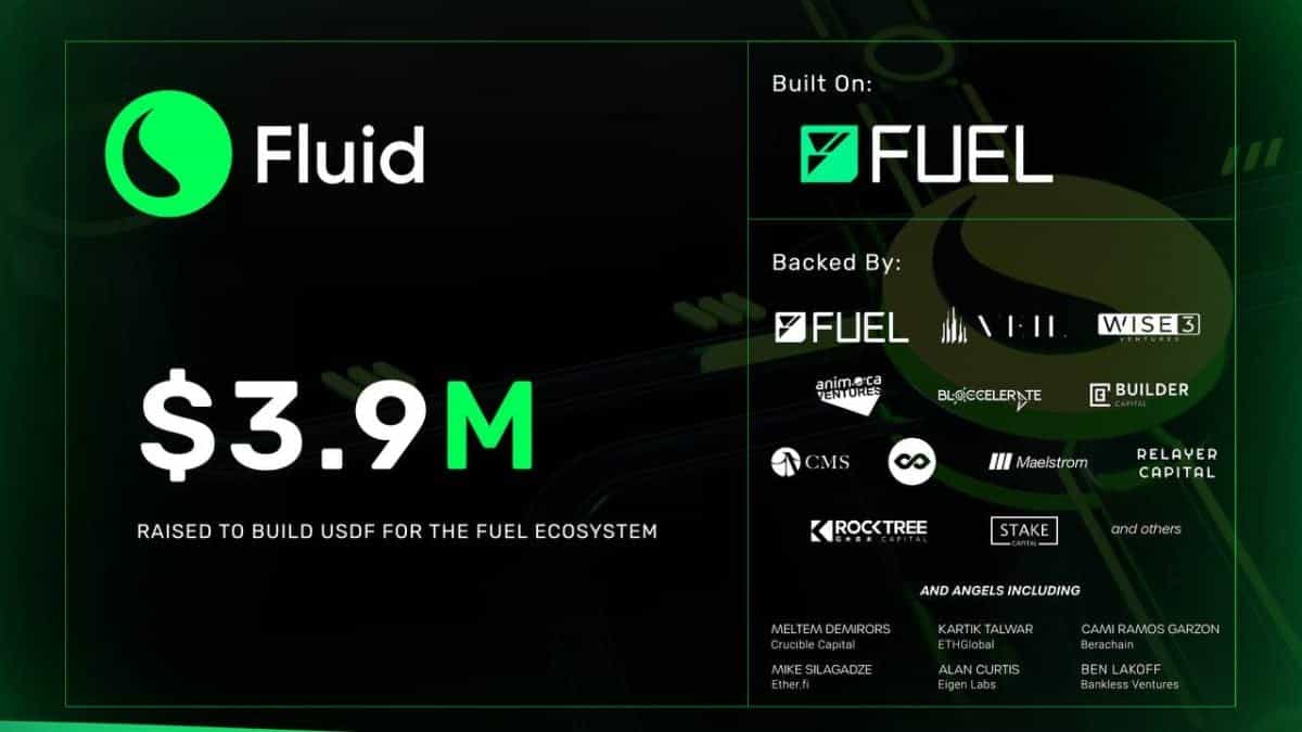 Fluid Protocol Secures $3.9 Million Seed Funding to Launch USDF, the Native Stablecoin of Fuel Network