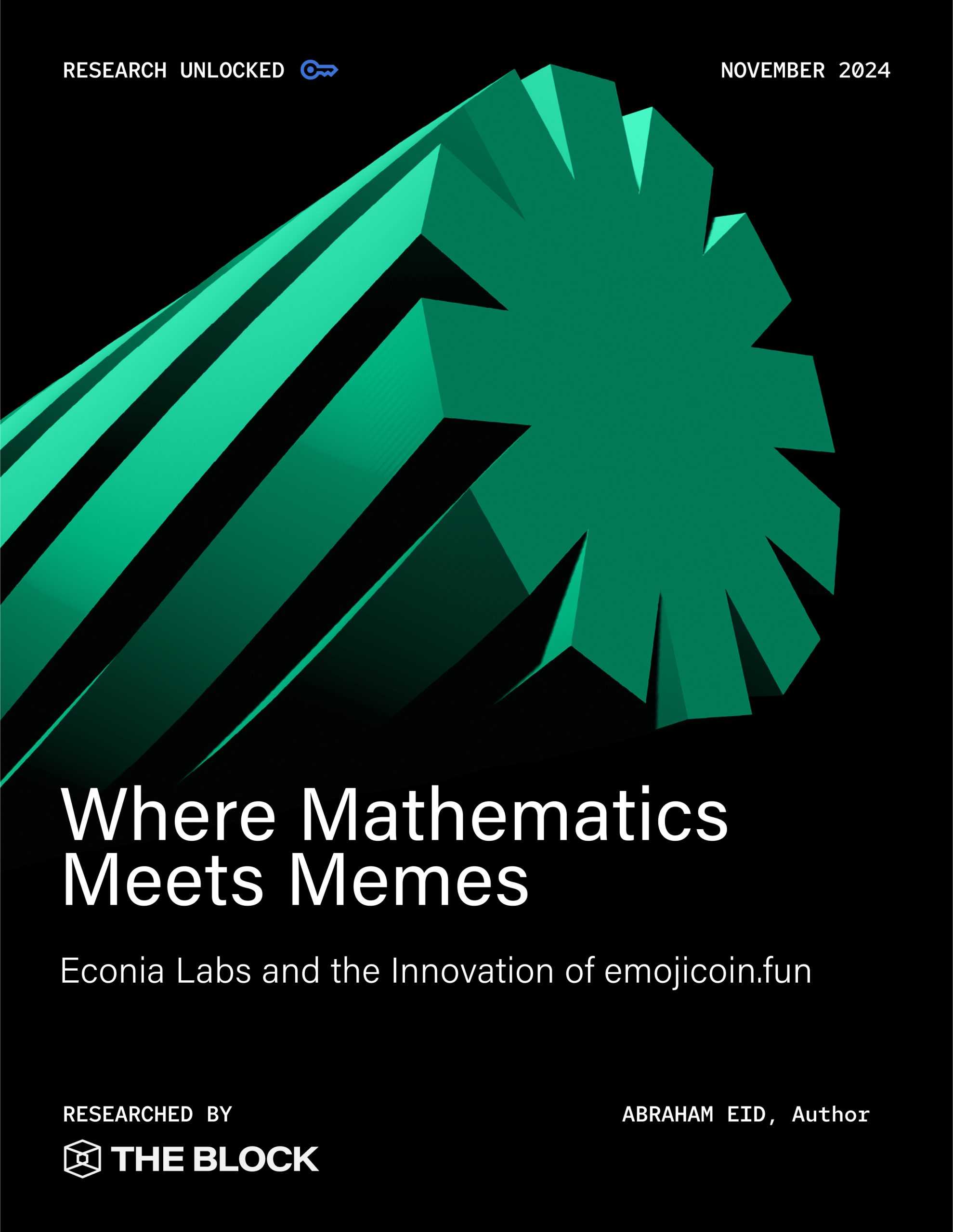 Research Unlock: Where Mathematics Meets Memes - Econia Labs and the Innovation of emojicoin.fun