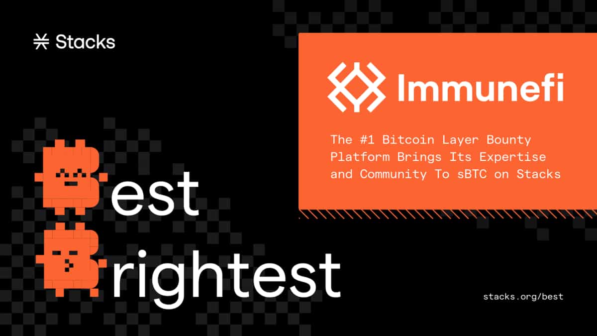 Leading Crowdsourced Security Platform Immunefi Teams Up with Asymmetric Research & Bitcoin L2 Labs to Bolster sBTC Security