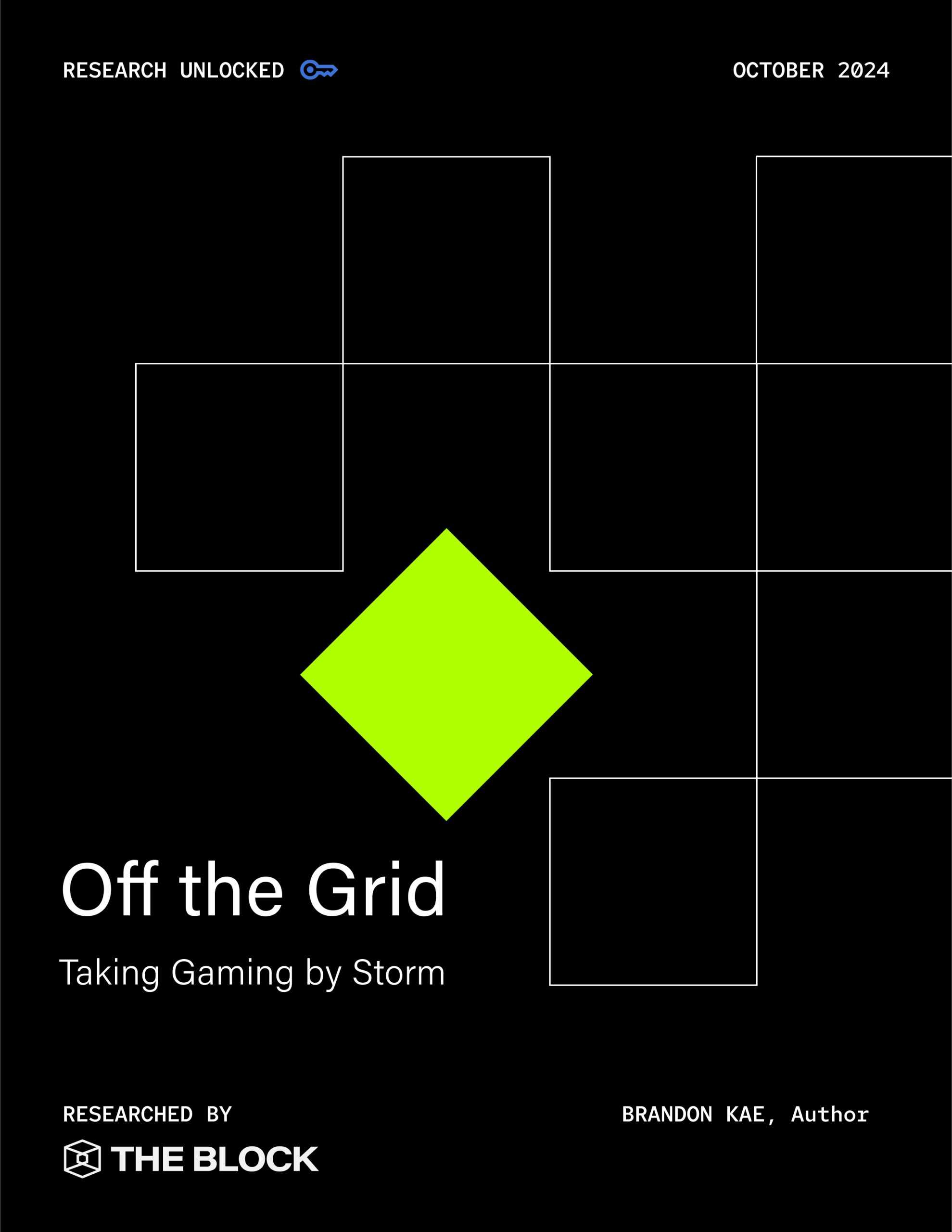 Research Unlock: Off The Grid is Taking Gaming by Storm
