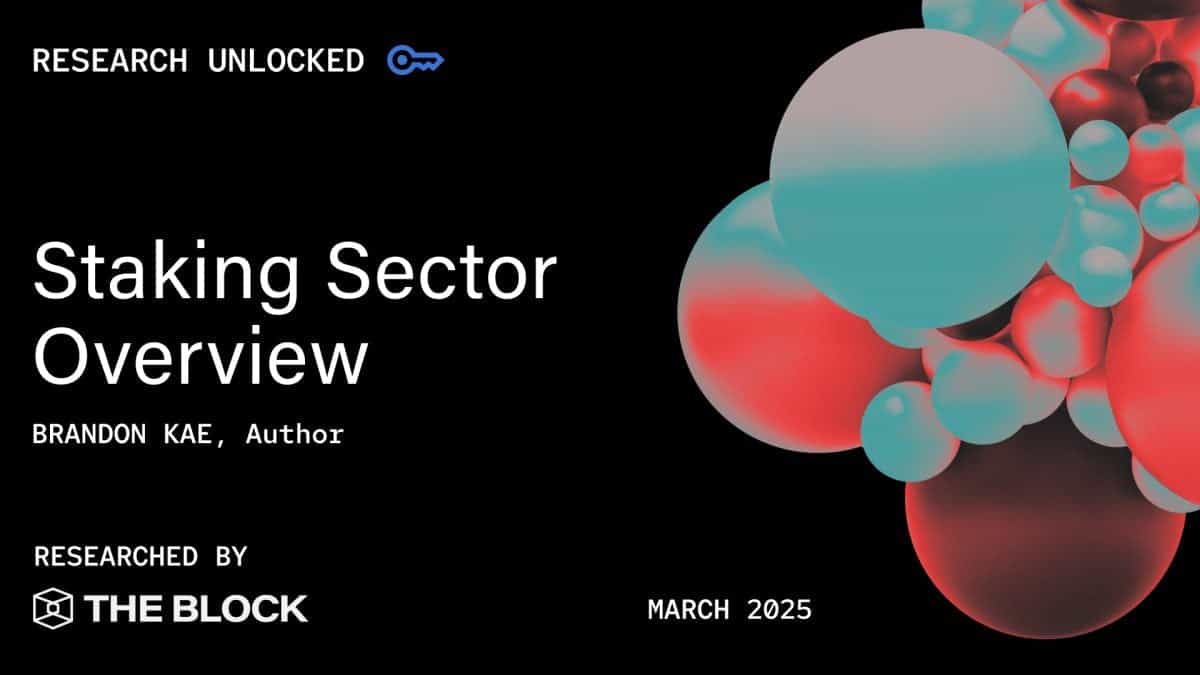 Research: Staking Sector Overview