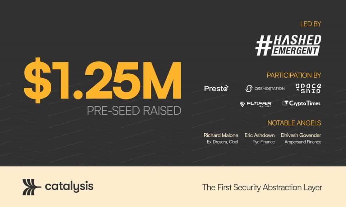 Catalysis Raises $1.25M Pre-Seed to Build Abstraction Layer for Shared Security