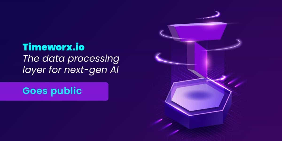 Timeworx.io, the data processing layer for next-gen AI, goes public
