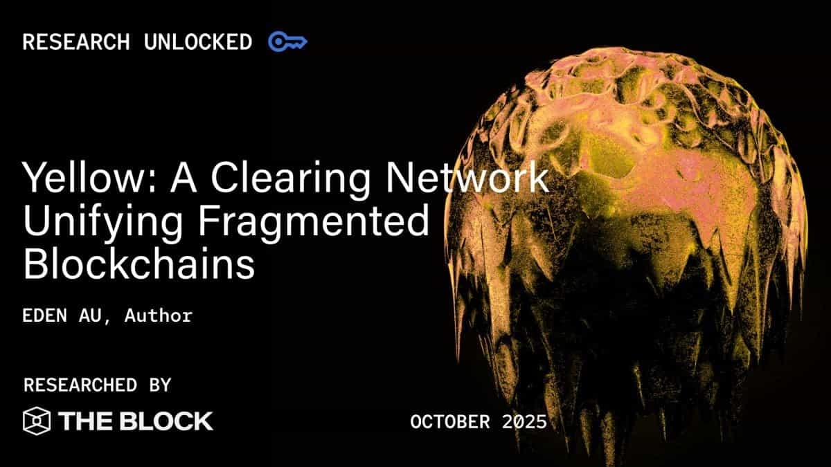 Yellow: A Clearing Network Unifying Fragmented Blockchains