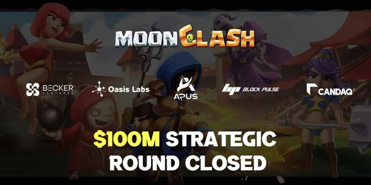 MoonClash Raises Strategic Round at $100M Valuation to Build the Future of AI-Powered GameFi