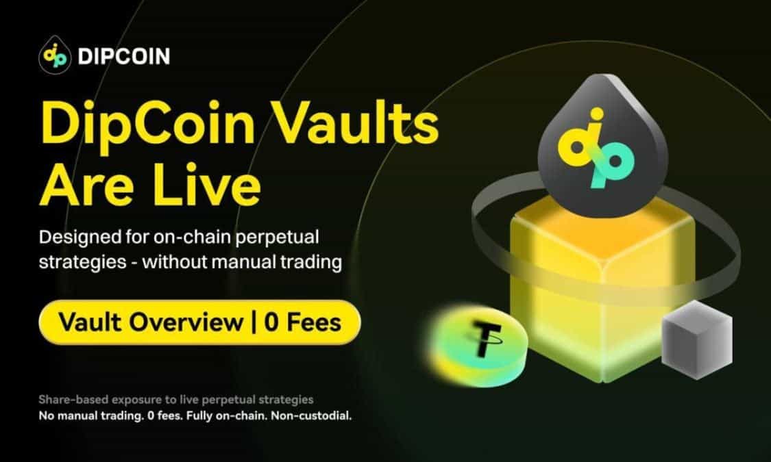 DipCoin Launches Vaults, Bringing On-Chain Strategy Trading to Perpetual Markets