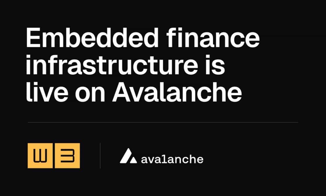 W3.io launches first control platform for agent-powered finance on Avalanche