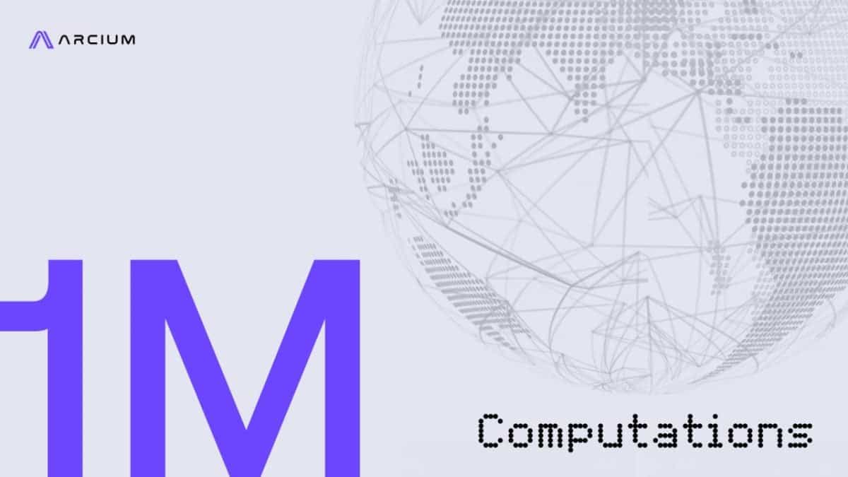 Arcium Hits 1 Million Computations as ZINC, powered by Arcium, Breaks Solana's Top 3 by Revenue