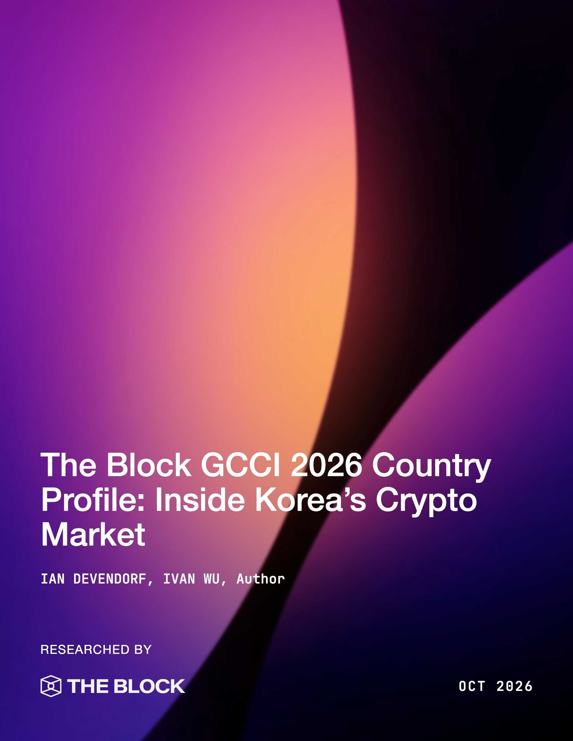 The Block GCCI 2026 Country Profile: Inside Korea’s Crypto Market