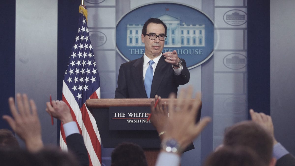 U.S. Treasury Secretary says bad actors utilizing crypto is "national security issue"