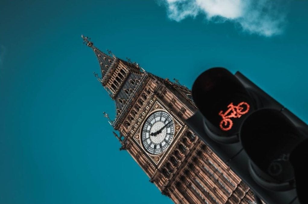 Big Ben towers over the Palace of Westminster.
