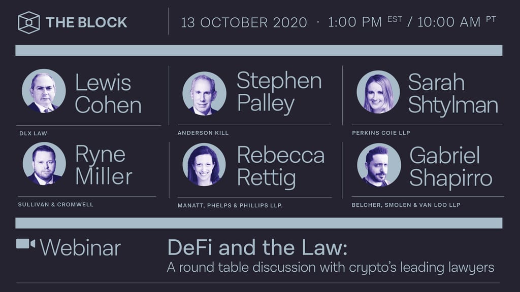 The Block Presents: DeFi and the Law