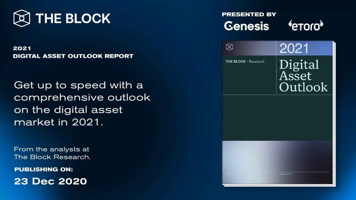 The Block Research - 2021 Digital Asset Outlook | Report available to download December 23rd