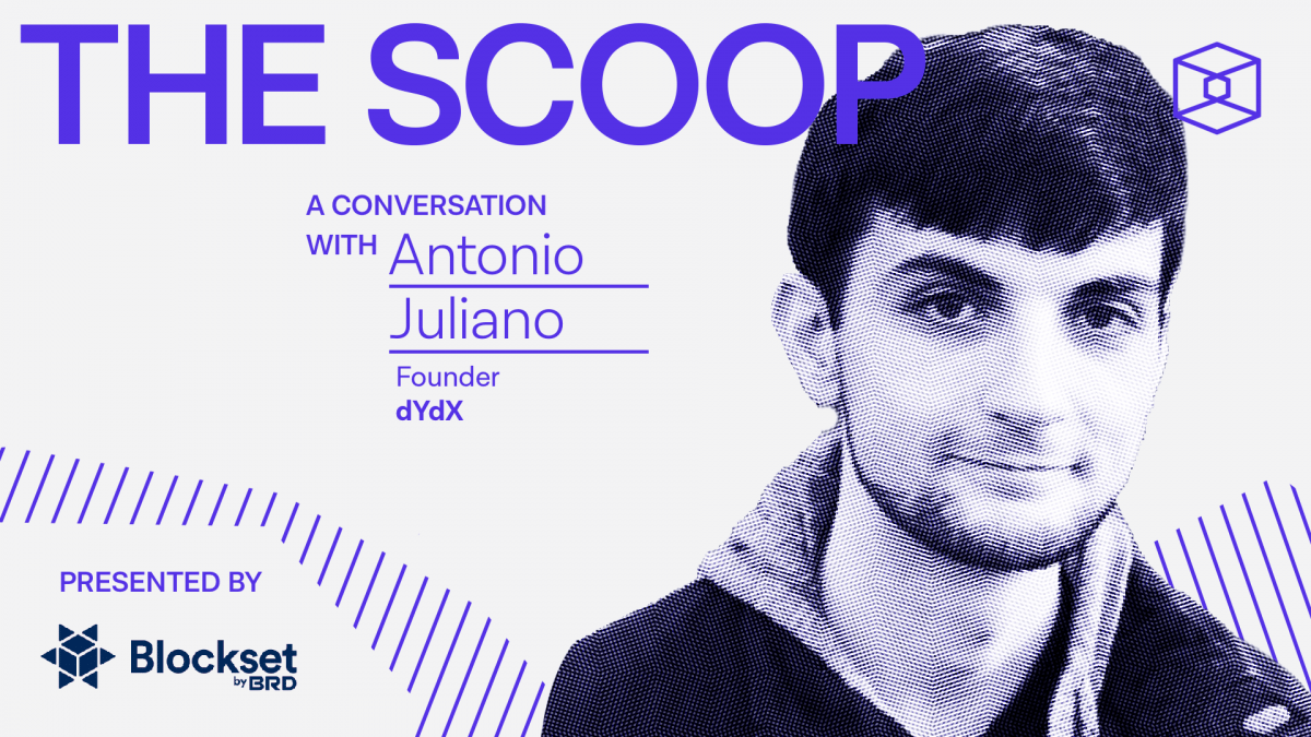Antonio Juliano, founder, dYdX