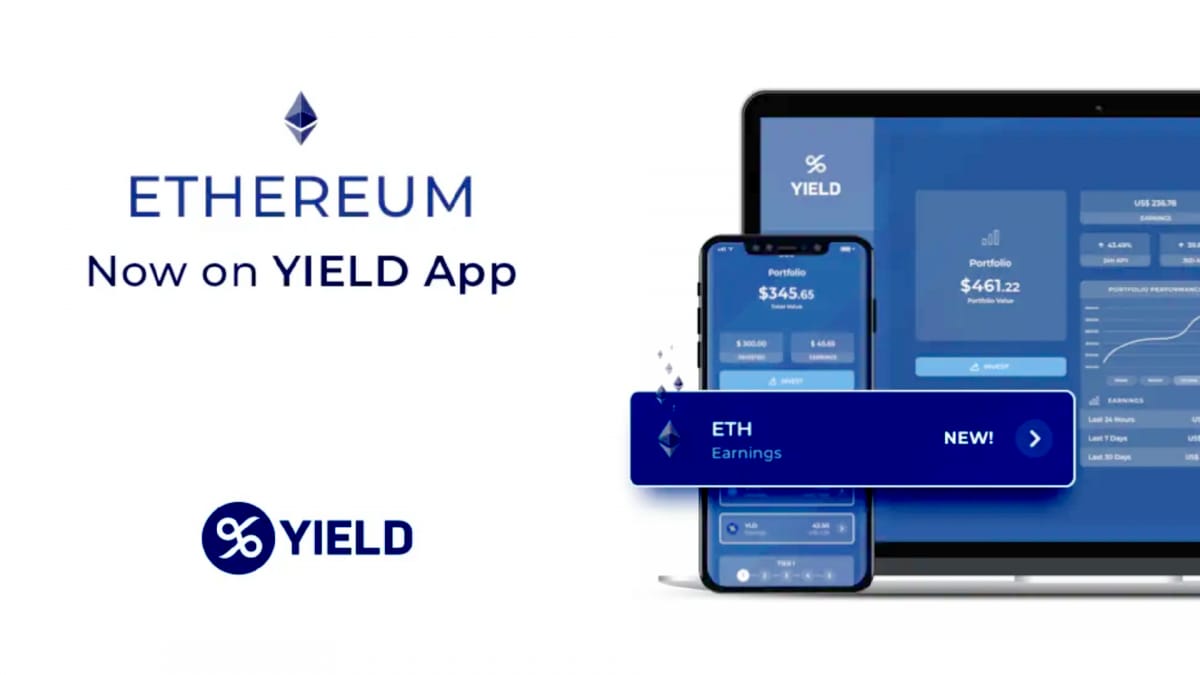 YIELD App launches Ethereum fund, gives users up to 20% APY