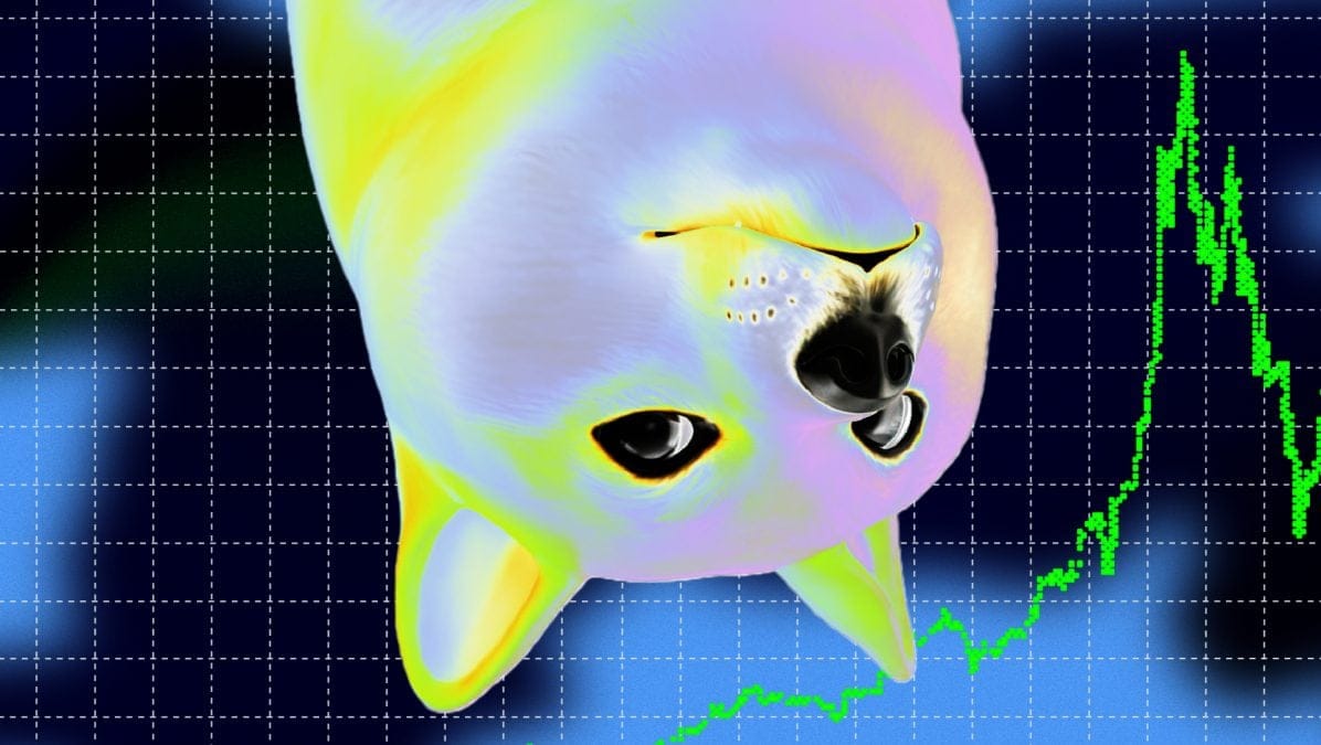 Dogecoin's Shiba Inu logo.