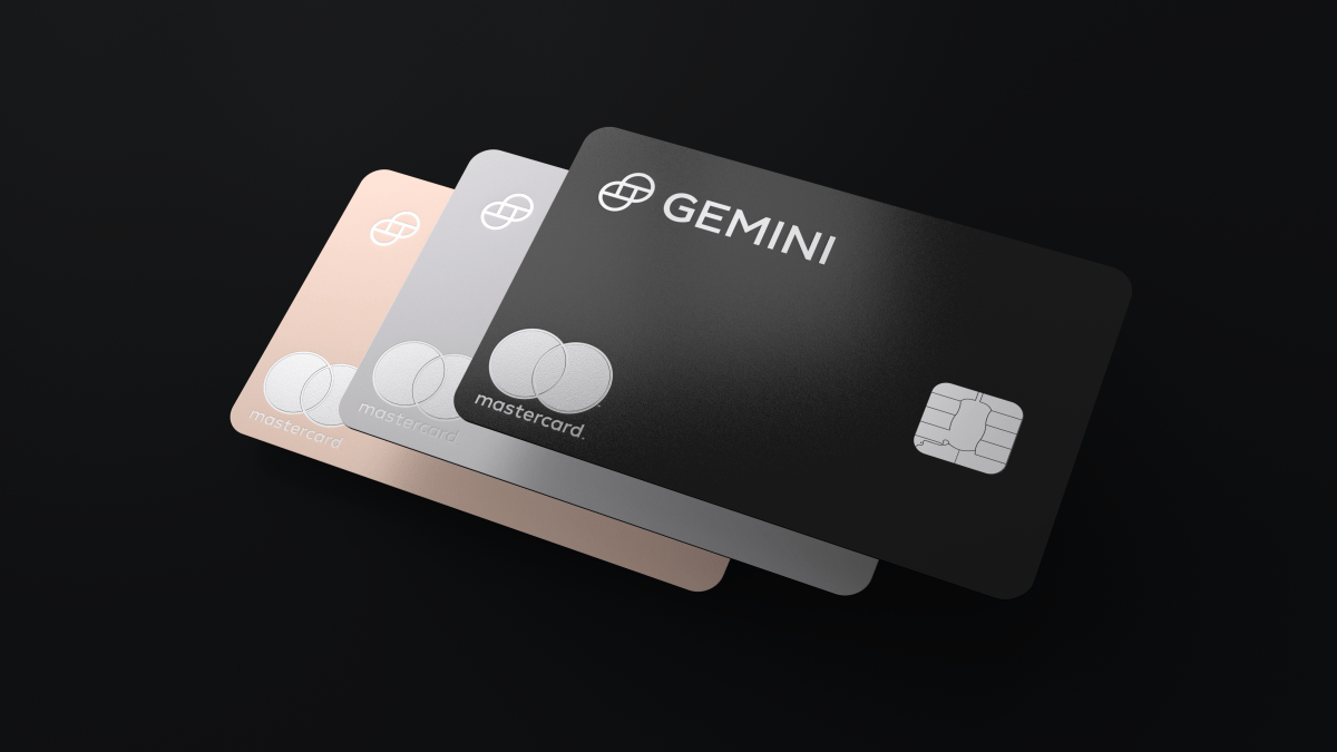 Gemini taps Mastercard for its crypto rewards credit card