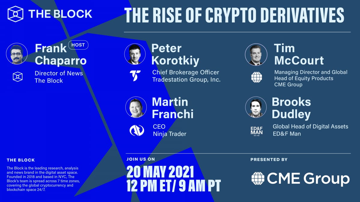 The Block Presents: The Rise of Crypto Derivatives - Brought to you by CME Group